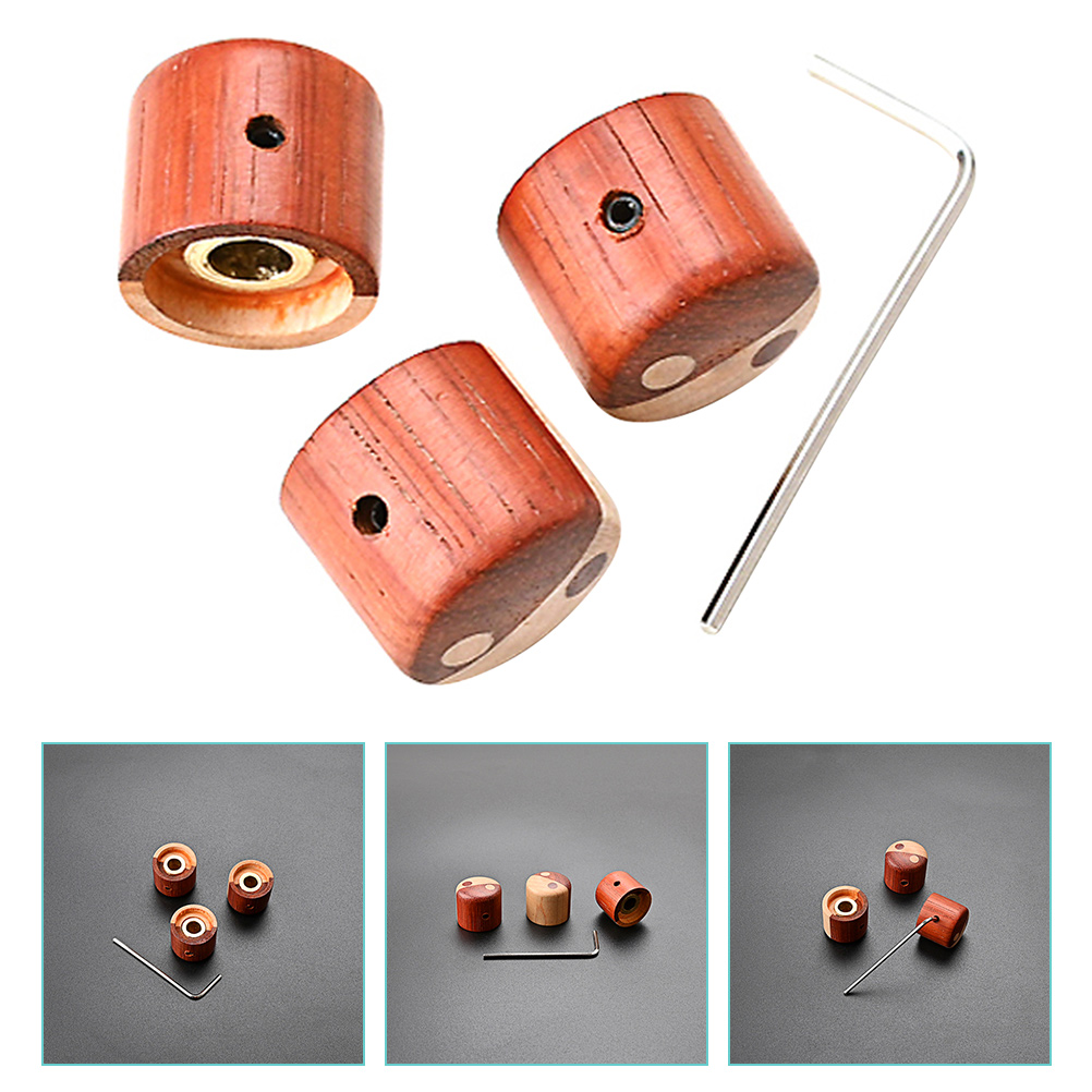 Guitar Knob Volume Knobs Bass Control Caps Electric Potentiometer Sound Tone Instrument Wood Metal Professional