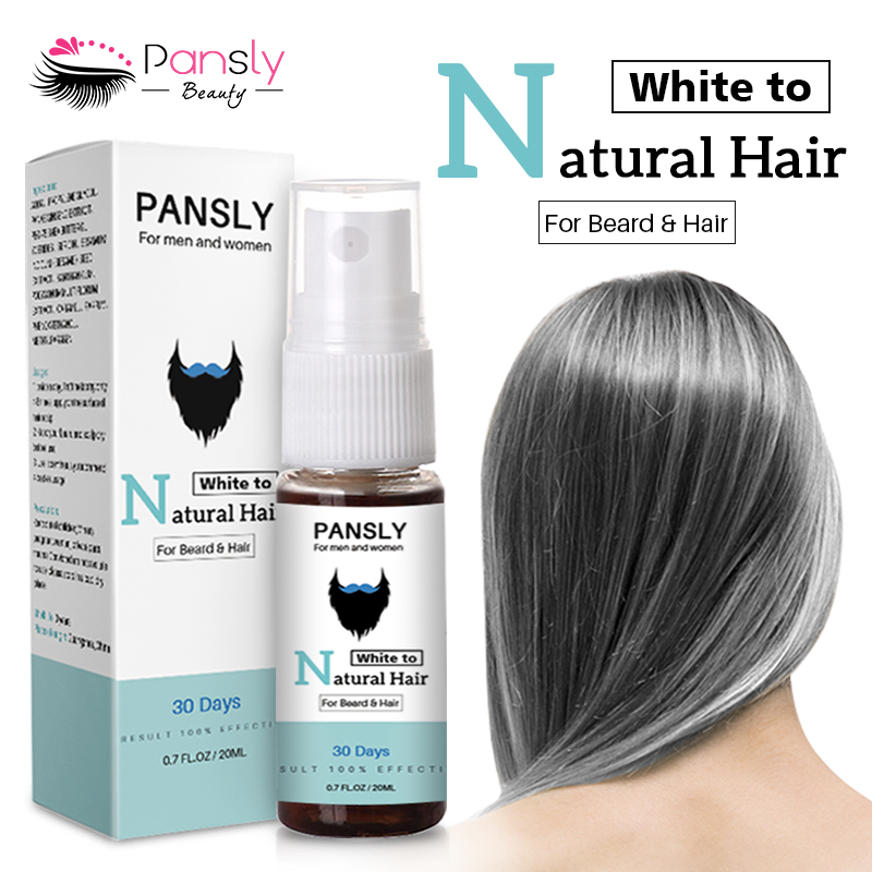 Hair Darkening Spray For Hair Beard Cover Gray Hair White Hair To Black Spray Darken Hair Color Beauty Healthy For Women For Men