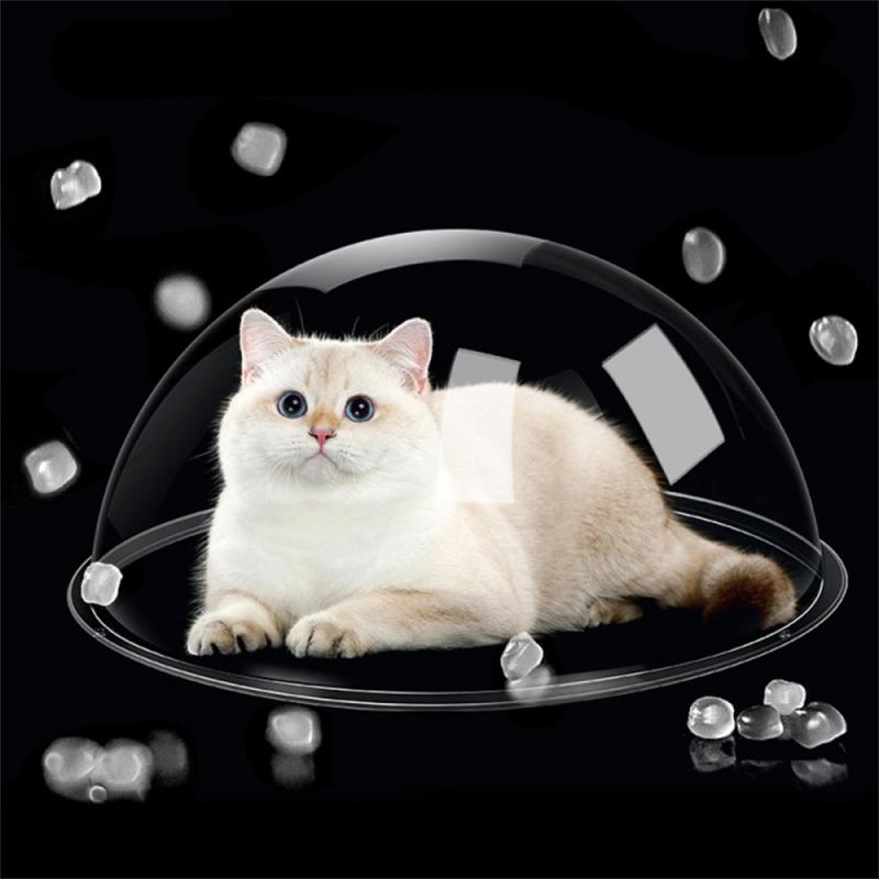 30CM Cat Porthole Window Round Transparent for Fence Pet Peek Look Out Durable Dome Acrylic Sheet Glass Window Supplies