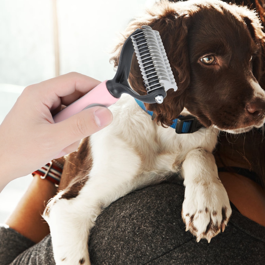 Fur Hair Knot Cutter for Pet, Rake Removal Comb, Grooming Tool, Dog and Cat