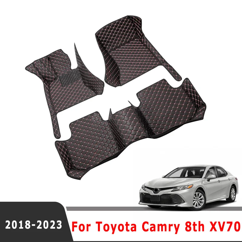 For Toyota Camry 8th XV70 2024 2023 2022 2021 2020 2019 2018 Car Floor Mats Accessories Carpets Waterproof Automotive Vehicles
