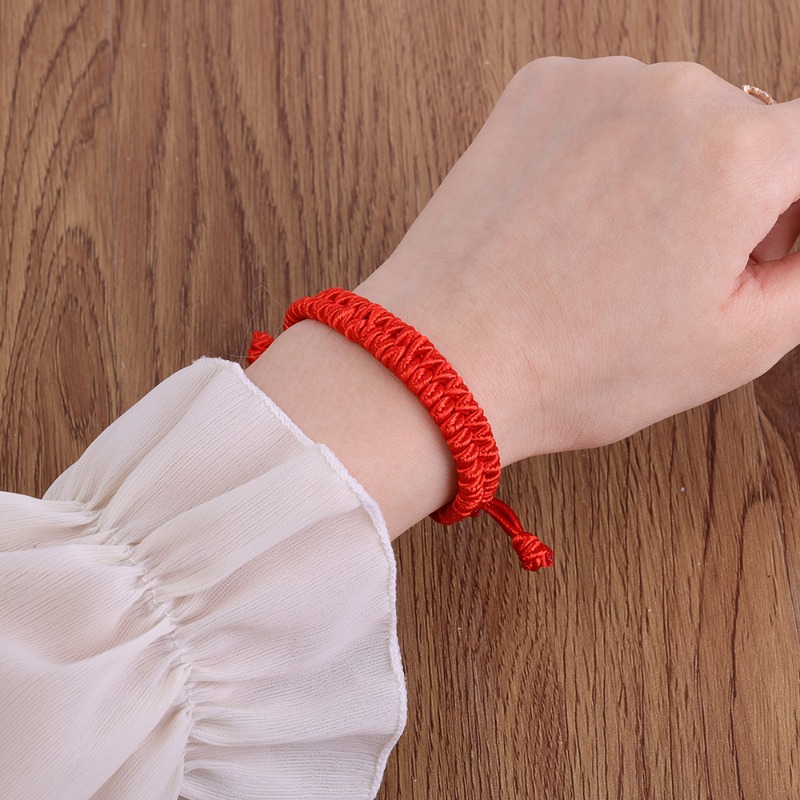 Red Rope Bracelet 1/10pcs Buddhist Bangles Adjustable Couple Handmade Knot Amulet Braided Rope Lucky Bracelets Jewelry Wholesale
