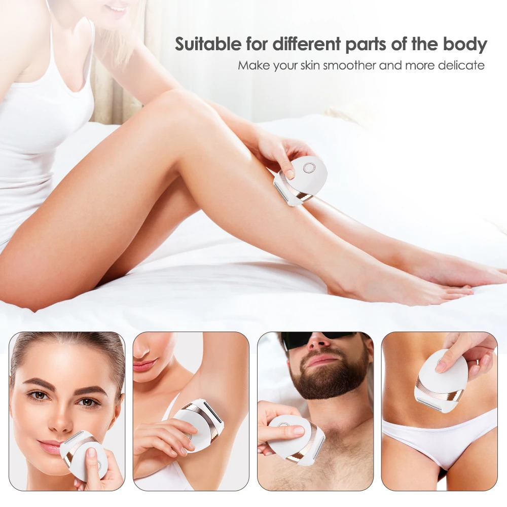 Electric Epilator Whole Body Hair Removal Machine Mini Ladies Shaver for Women Trimmer USB Charging Painless Razor Bikini 240624