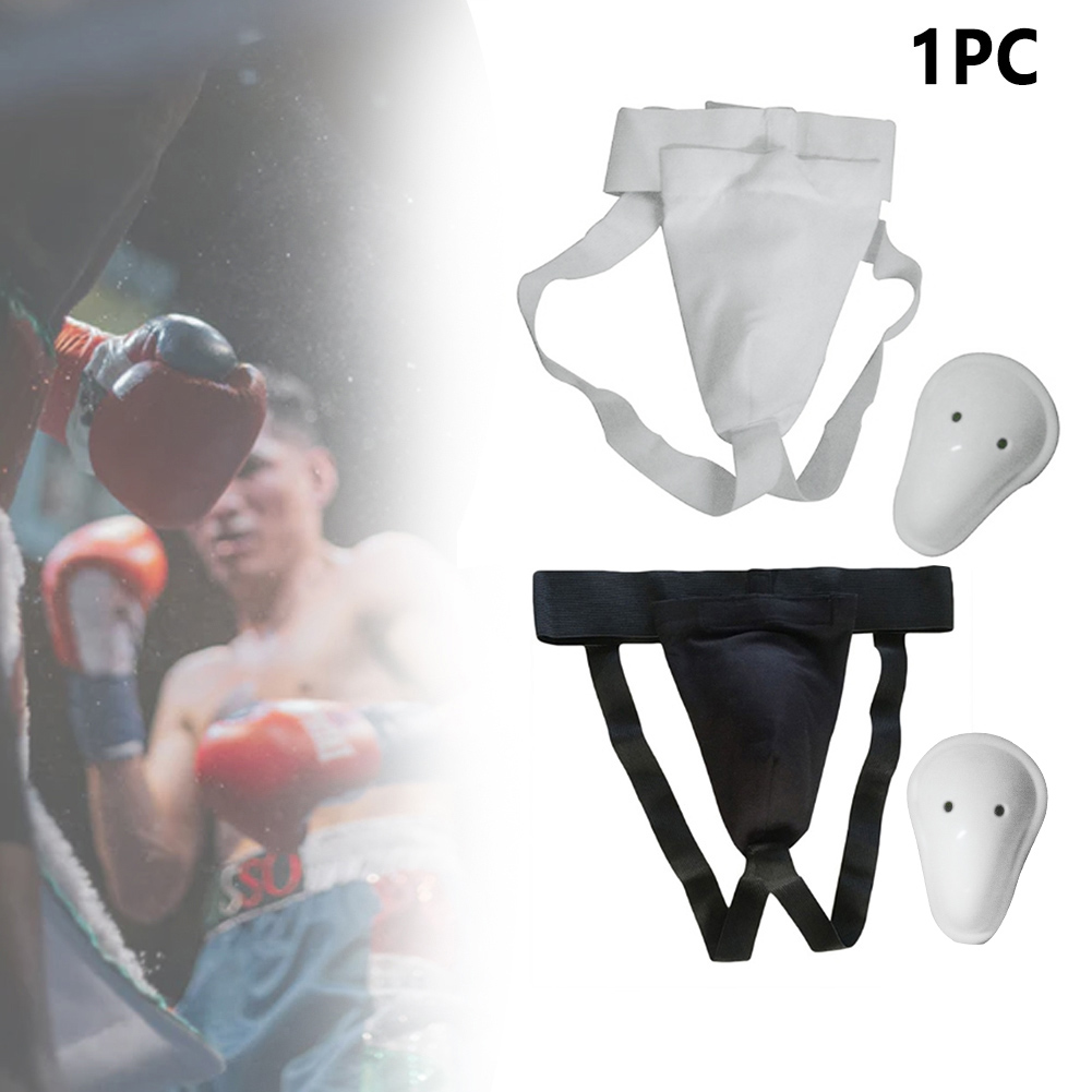 Martial Arts Kick Boxing Adult Removable Jockstrap Support Professional Sport Protective Safety Cup Elastic Band Groin Guard