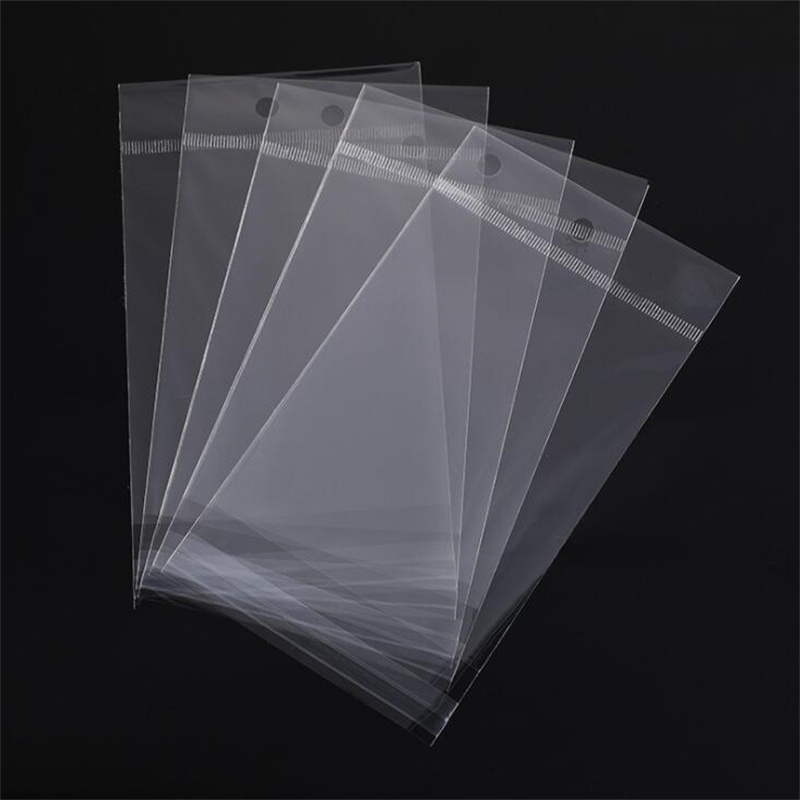 100pcs Sealable Plastic Transparent Small Packaging Bag For Jewelry Bracelet Ring Storage Display Organizer Businesses Supplies
