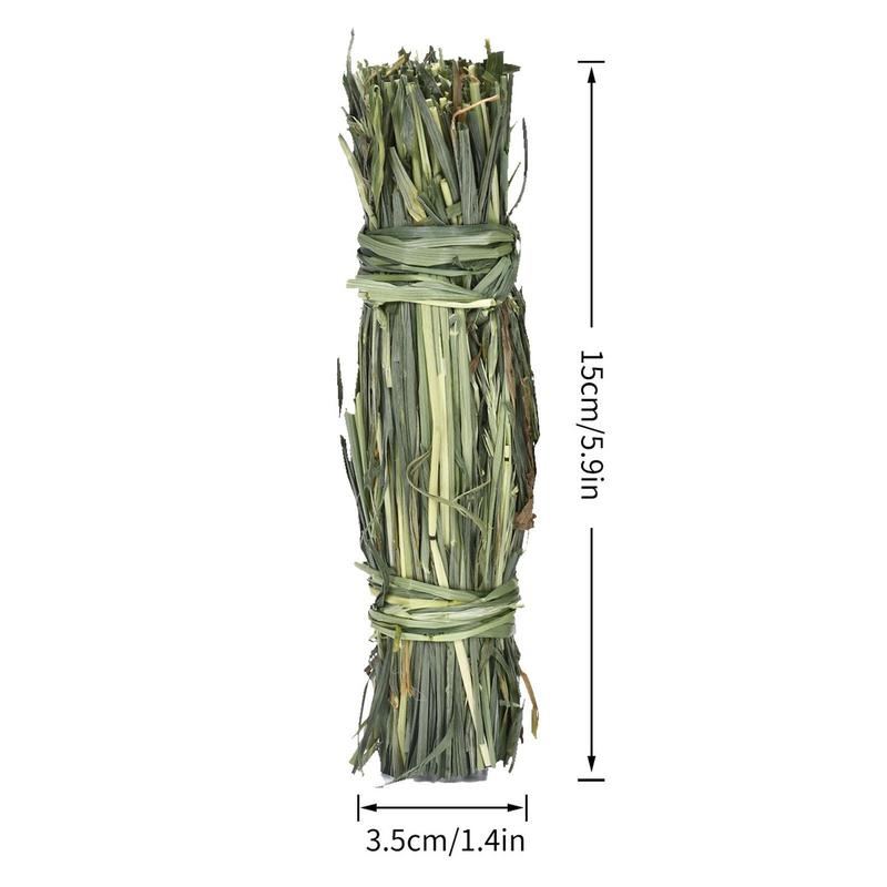 Bunny Chew Toys Hamster Grass Bale Natural Treats For Rabbit Teeth Grinding And Gnawing For Squirrel Guinea Pig Chinchilla