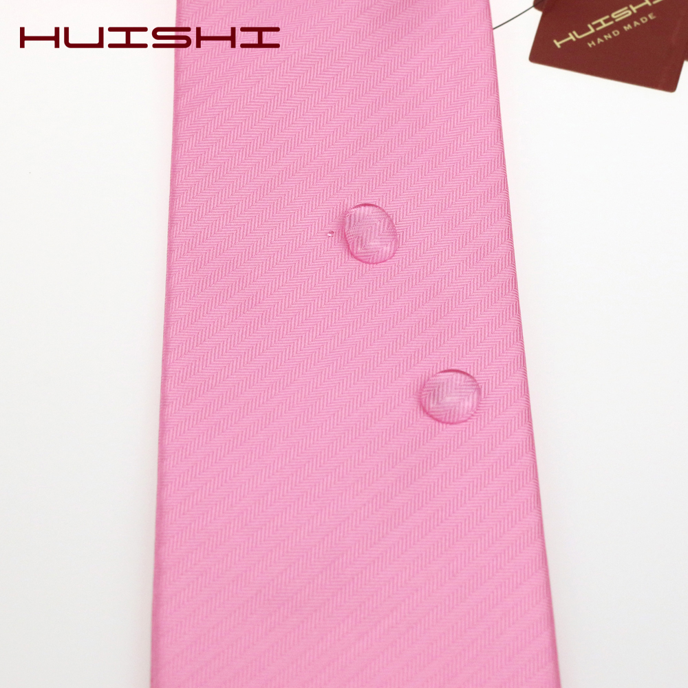 Stripe Shape Necktie Waterproo Ties For Men Popular Tuxedo Solid Color Pink Wedding Accessories Unisex Neck Ties Men's Suit