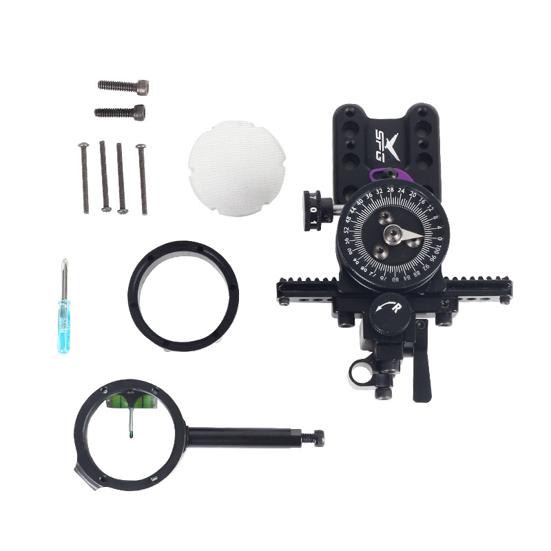 Firehog Aiming Set 4x/6X/8 Lens Cross Sight CoreAdapter Composite Pulley Bow Quick Adjust Micro Single Pin Sights Hunting Access