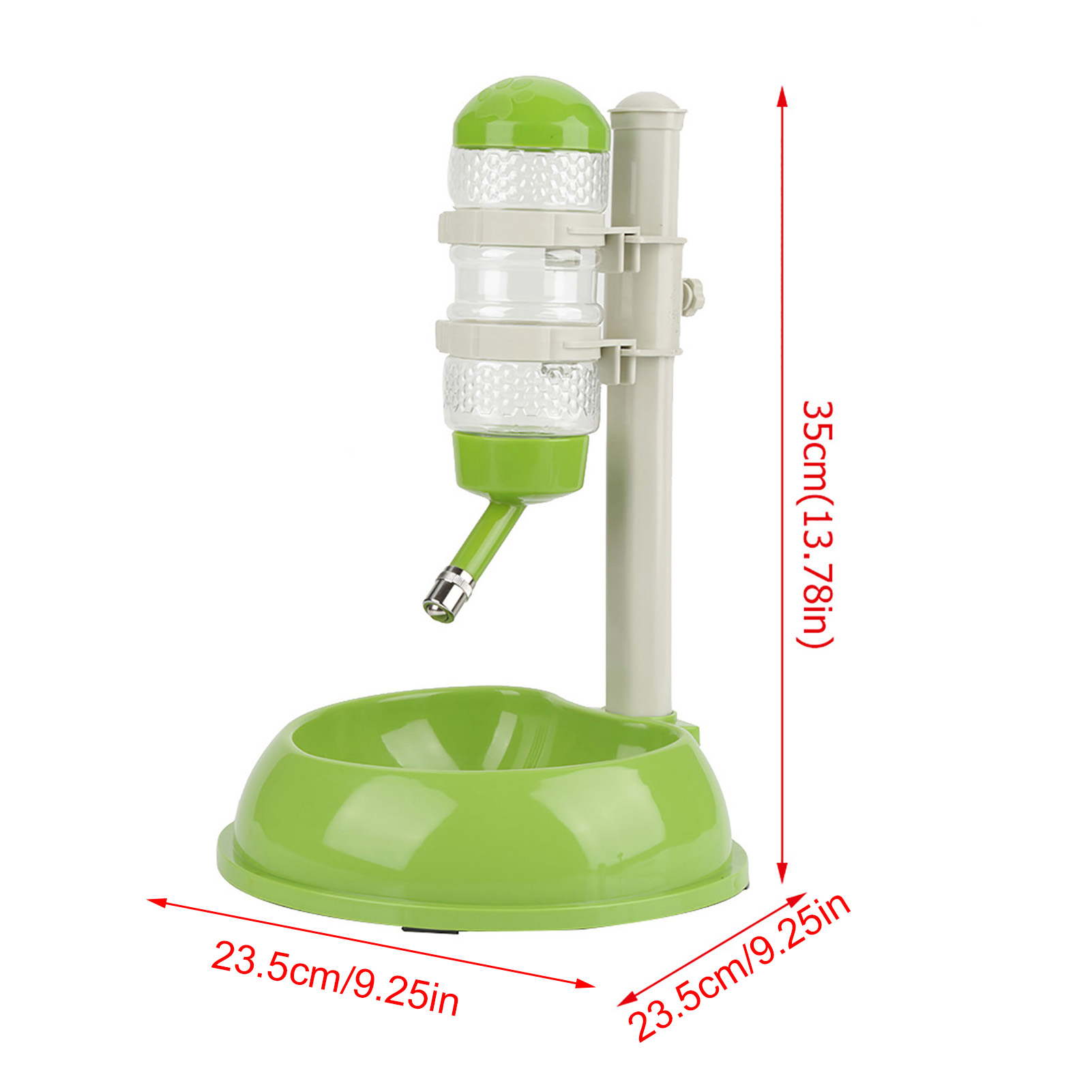 Pet Dog Water Bottle Food Feeder Bowl Auto Adjustable Pet Cat Drinking Fountain Food Water Dispenser Pet Bowl Feeder