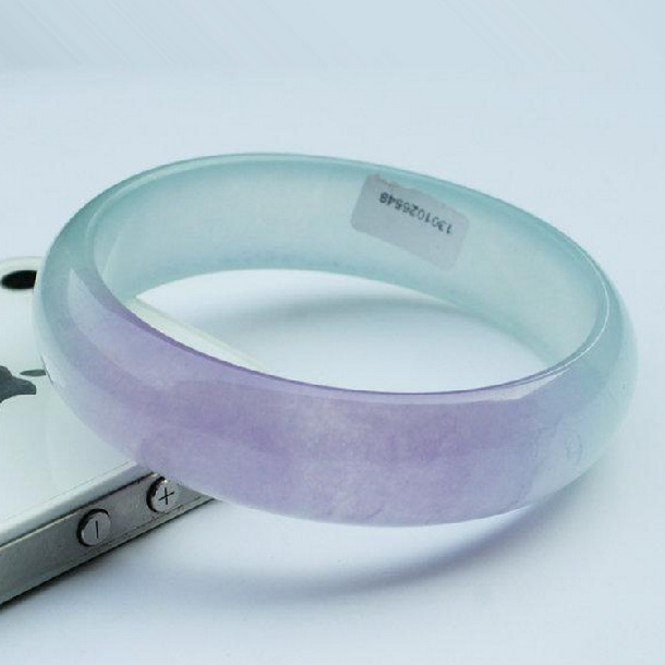 Natural jade A jadeite violet jade bangle bangles for woman real jade bracelets natural jade stone for woman bracelets jewelry