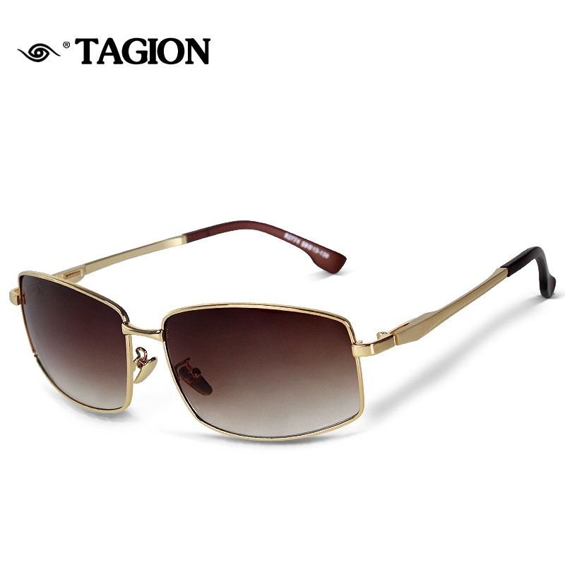 Luxury Rectangle Sunglasses Men Brand Designer Alloy Frame Gradient Lens Classic Shades Female Male Eyewear UV400 Driving Glass