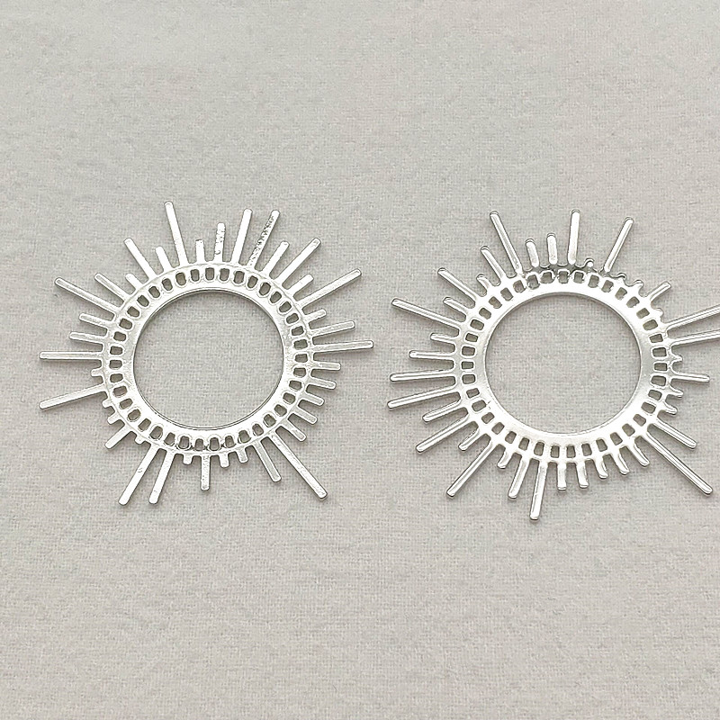 New Arrival! 45x44mm 50pcs Brass Pendants Flower Charm For Handmade Necklace Earrings DIY Parts,Jewelry Findings & Components