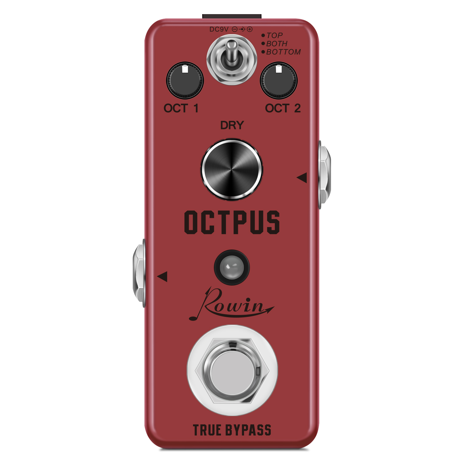 Rowin Guitar Octave Pedal For Electric Guitar Precise Polyphonic Octave Effects Generator Octpus Guitar Pedals True Bypass