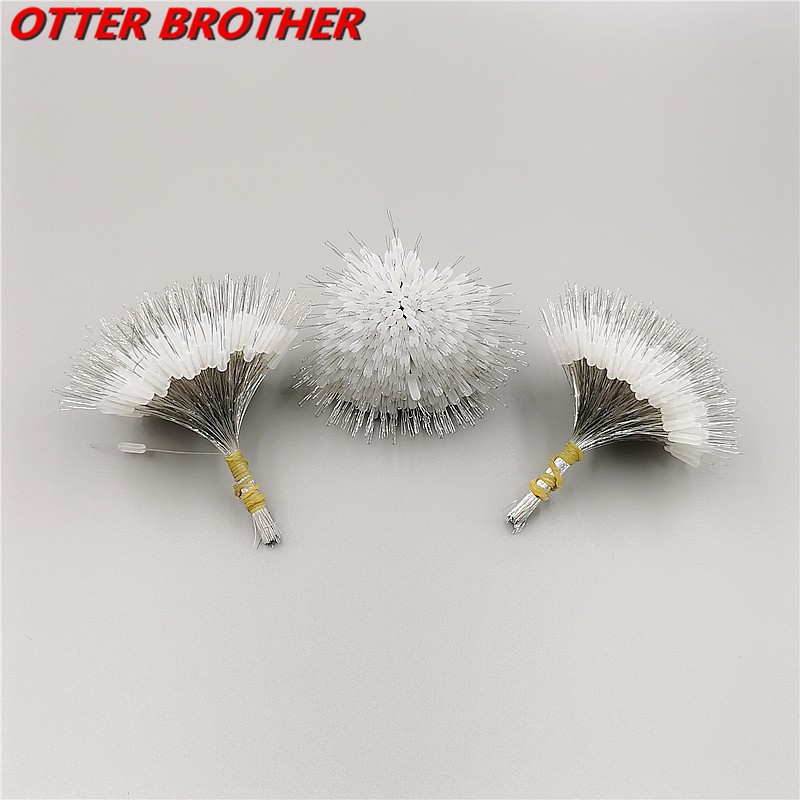 300pcs/lot Float Transparent Rubber Stopper Ss S M L Fishing Bobber Stopper Float Cylindrical Space Bean Fish Line Accessories