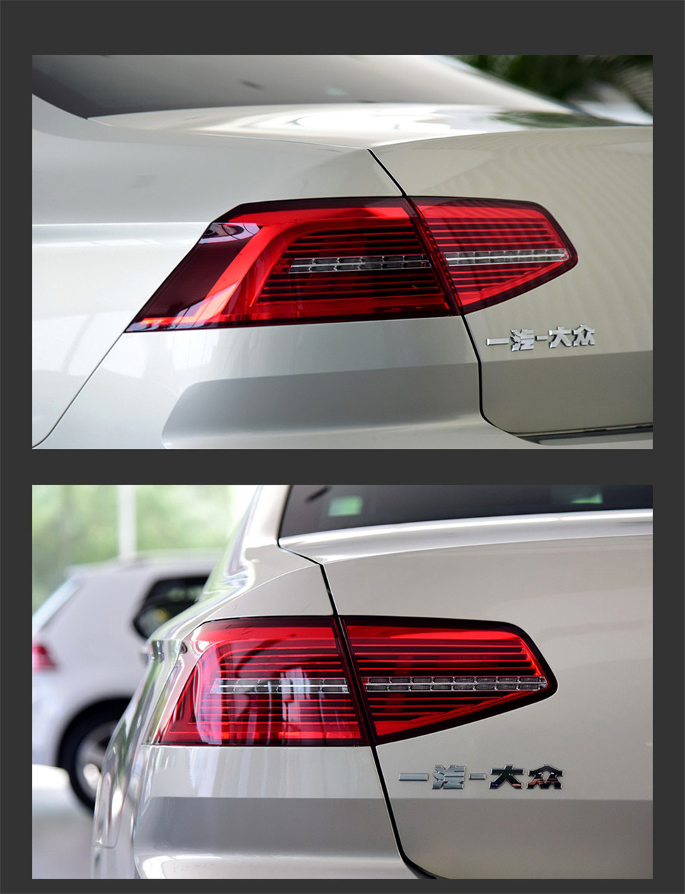 Car Taillights For Passat B8 20 16-20 19 Original Type With Sequential Turn Signal No Animation Brake Reverse Lamp