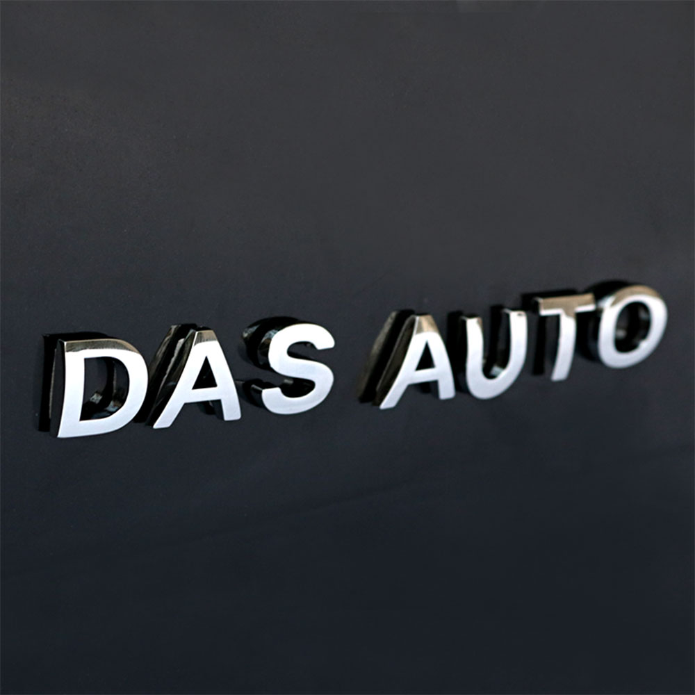 Royal Stance 1Pcs 3D Metal 17-40mm DIY Letters Alphabet Emblem Numbers Chrome Car Sticker Digital Badge Accessories Motorcycle