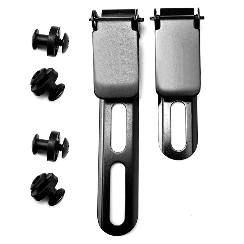 Universal Scabbard Belt Clip Folding Pocket Knife Sheath Waist Clamp Outdoor Gear Fixture Grip DIY Back Clip w/ Screws For Kydex