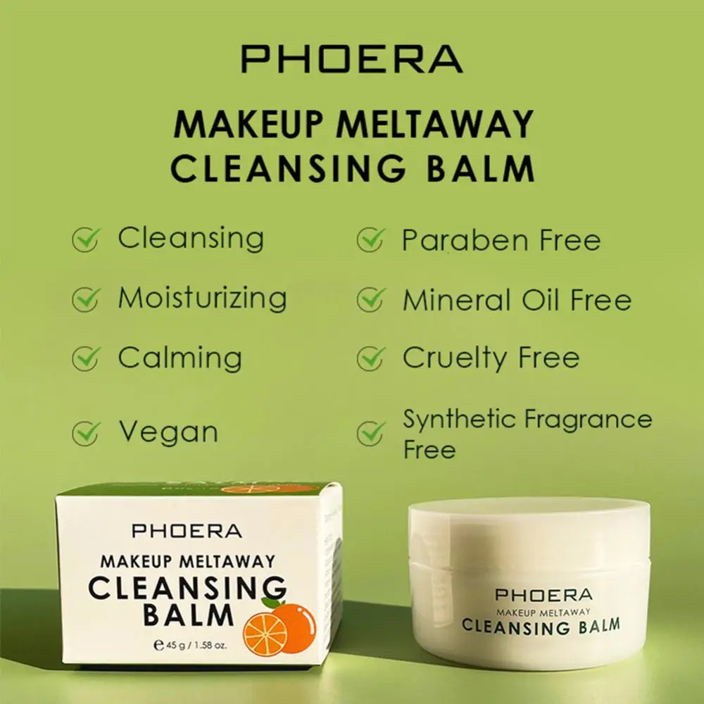PHOERA Makeup r Balm Skin Face Pore Make Up Deep Cleansing Gentle Cleanser Without Residue Skin Care TSLM1 240624