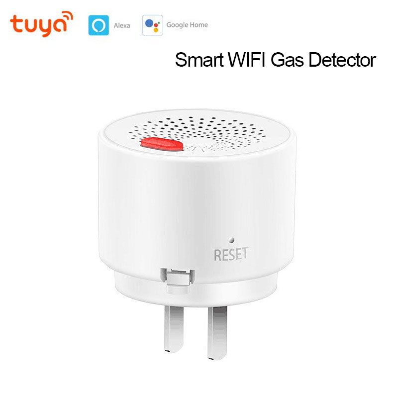 Tuya Combustible Gas Detector Built In Methane Natural Gas Sensor Smart Home Security Siren Wifi Gas Alarm Work With Smart Life