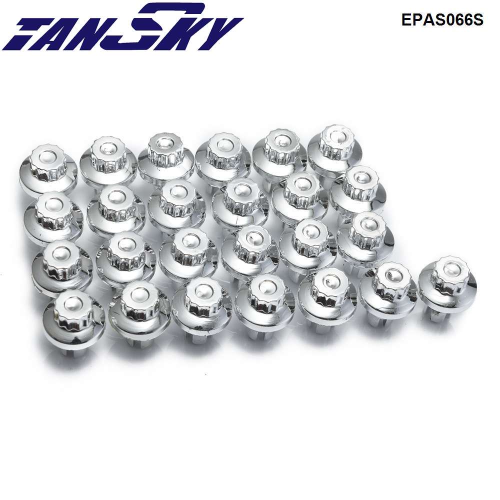 EPMAN -25pcs/lot Plastic Wheels Rivets Fits AH Ds Series Wheel Rims Cap Lip Screw Bolt Tires EPAS066G