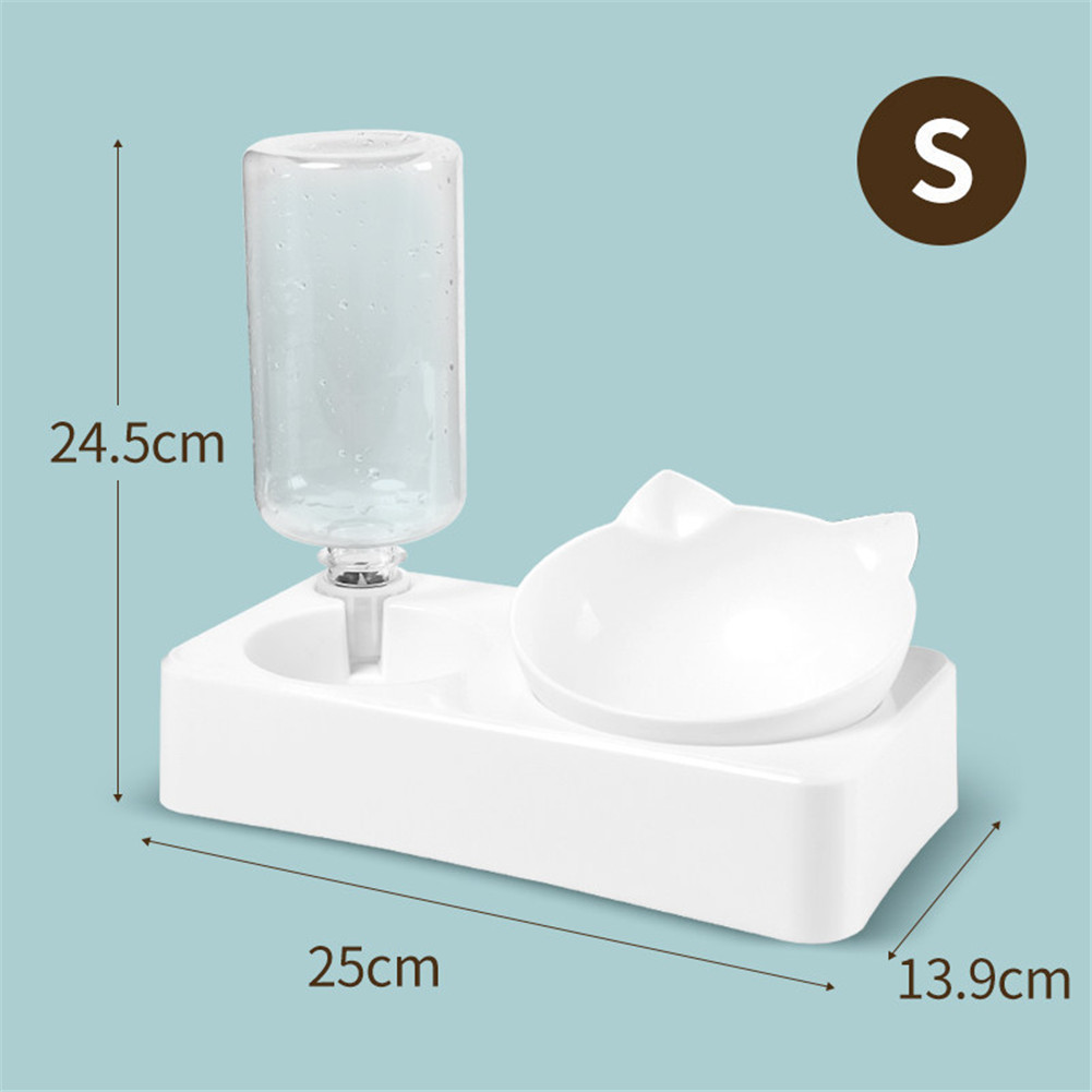 Automatic Drinking Fountain Pet Feeder Dual Port Dog Cat Feeding Food Bowl Kitten Drinker Water Bottle Puppy Water Dispenser
