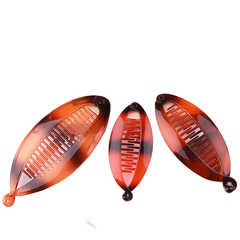 5.5 Inch Big Banana Hair Clips Clincher Rounded Edges Hair Comb Claws Fish Shape Grips Clamp Hair Accessories for Women Girls