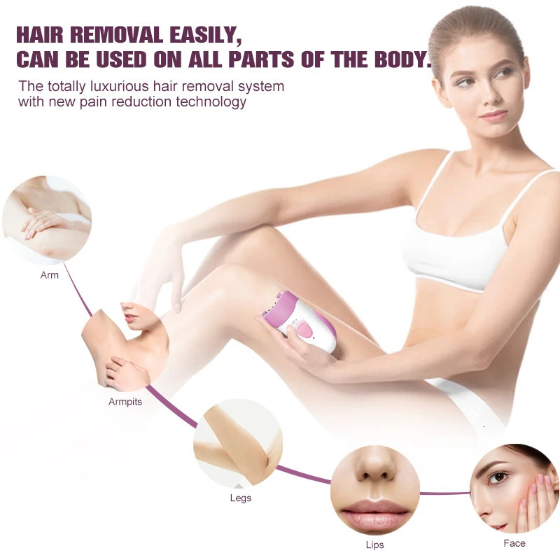 USB Rechargable Female Epilator Women Shaver Hair Removal electric po women painless threading hair r machine 240624