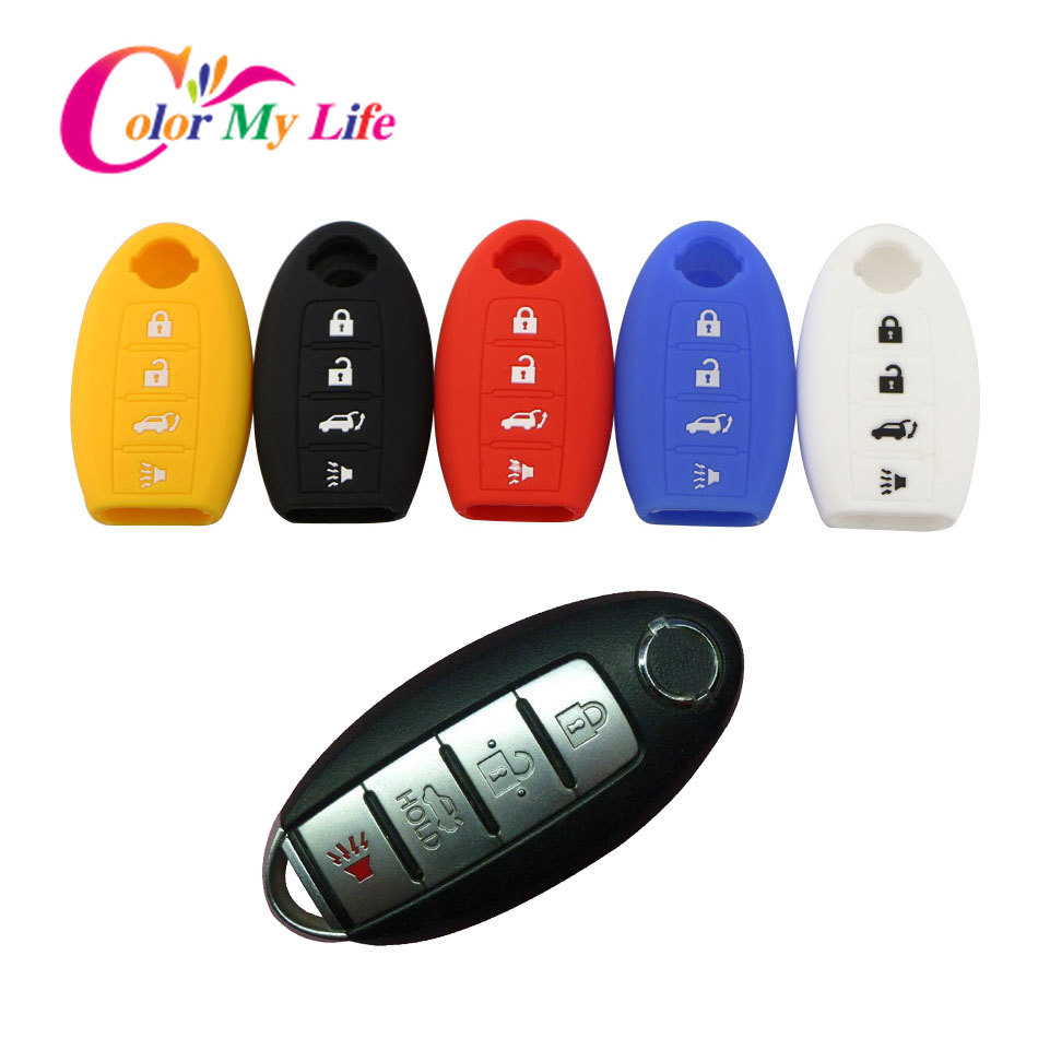 Silicone Car Key Cover Case Fit for Nissan Qashqai X-Trail Juke Maxima Altima Versa Sentra Sunny Sylphy Teana Car Styling