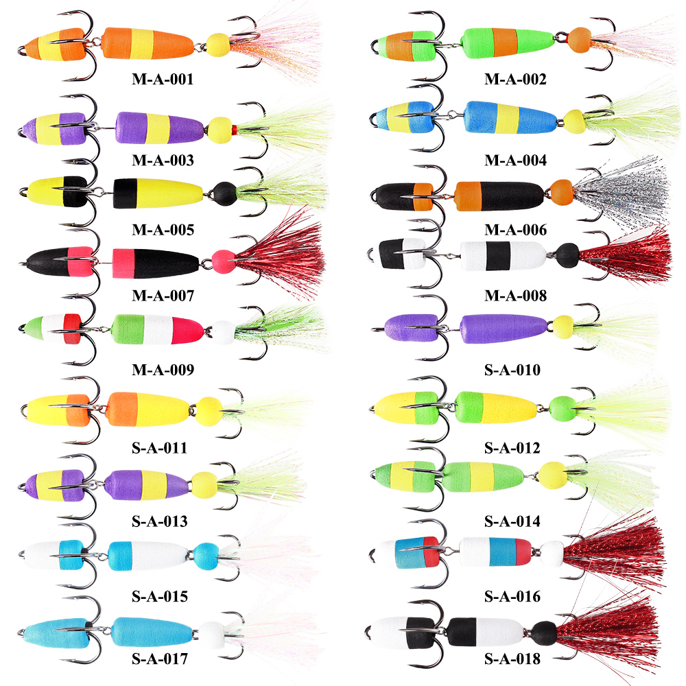 FTK NEW MANDULA Size S/M Fishing Lure SwimBait 28ColorS Bass Lure Insect bait Soft Fishing Lure Pesca Fishing Wobbler