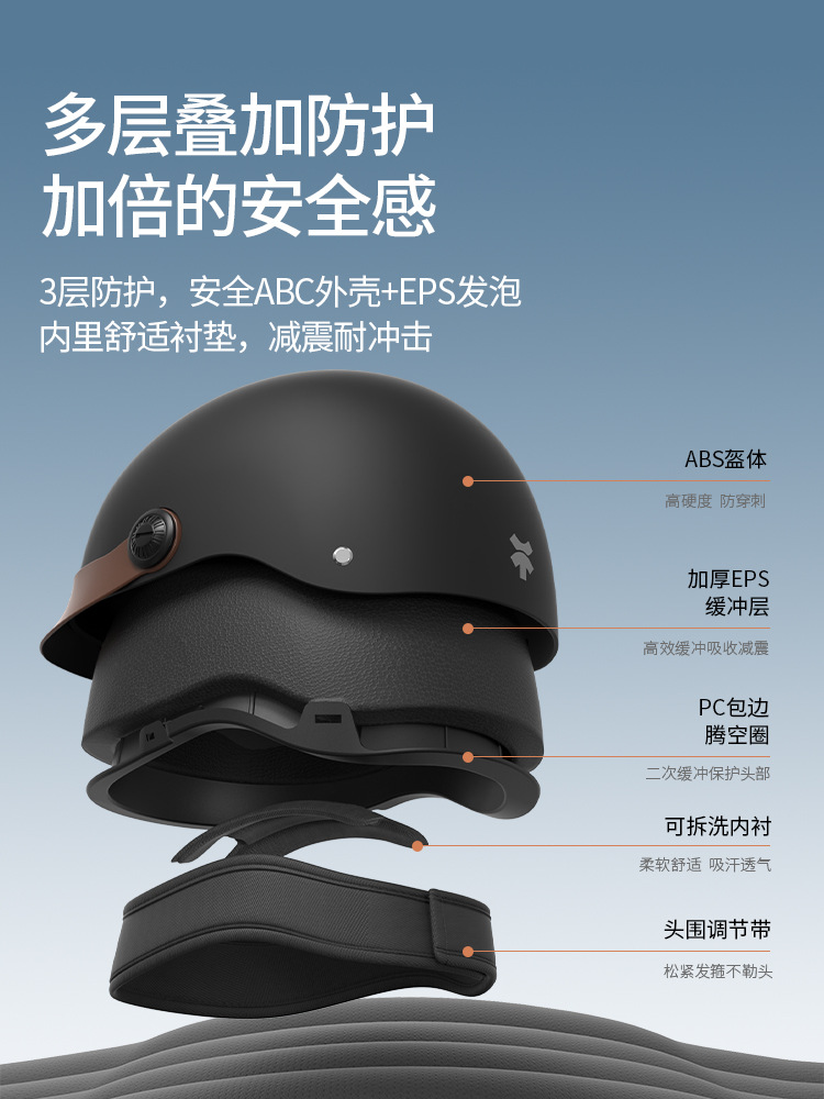 Motorcycle Helmet Male Summer Helmet For Harley Youth Girl Half Helmets Moped Riding Breathable Autobike Equipment Safe Driving