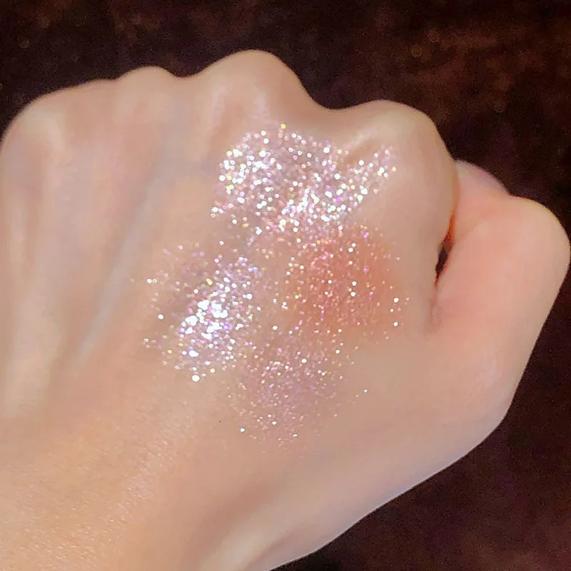 Shimmer 9 Color Glitter Acrylic Eyeshadow Palette Pearlescent Sakura Christmas Eyeshadow Makeup Palette Waterproof Korean Makeup 240624