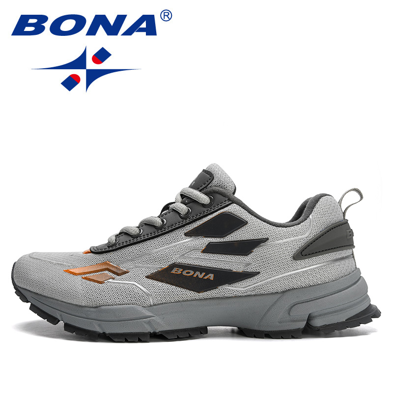 New BONA Eent Style Running Lace Up Athletic Men Comfortable Sneakers ventilate New Outdoor Walking Shoes ccdf