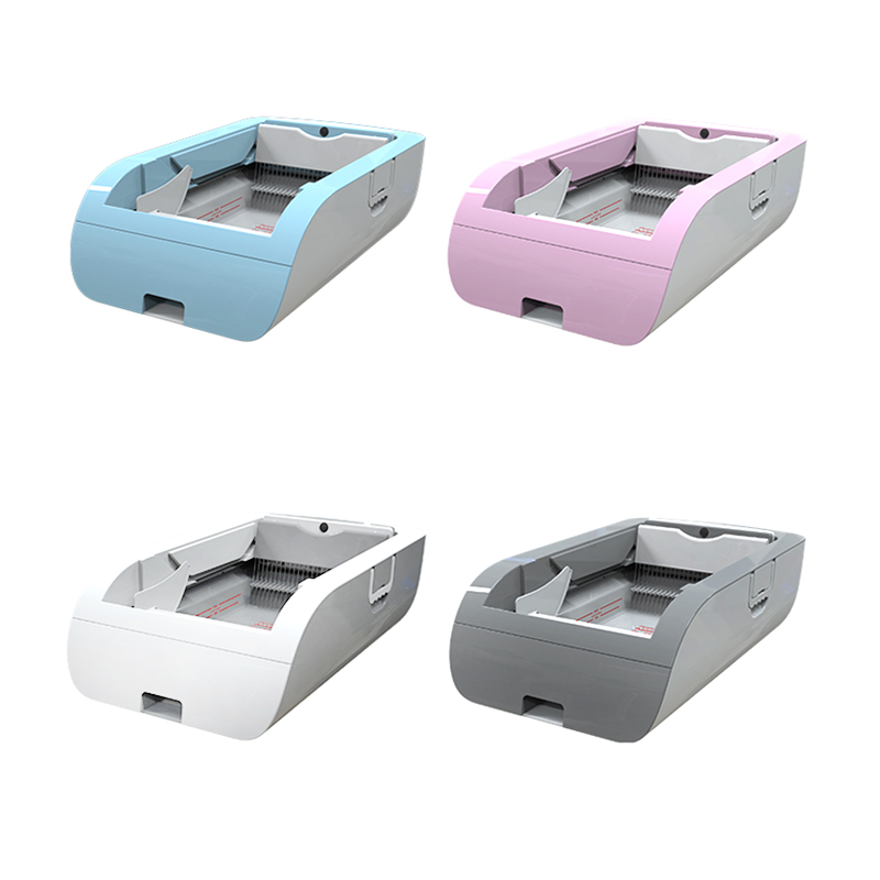 APP remote control fully automatic large space anti-stick Self-cleaning smart cat litter box