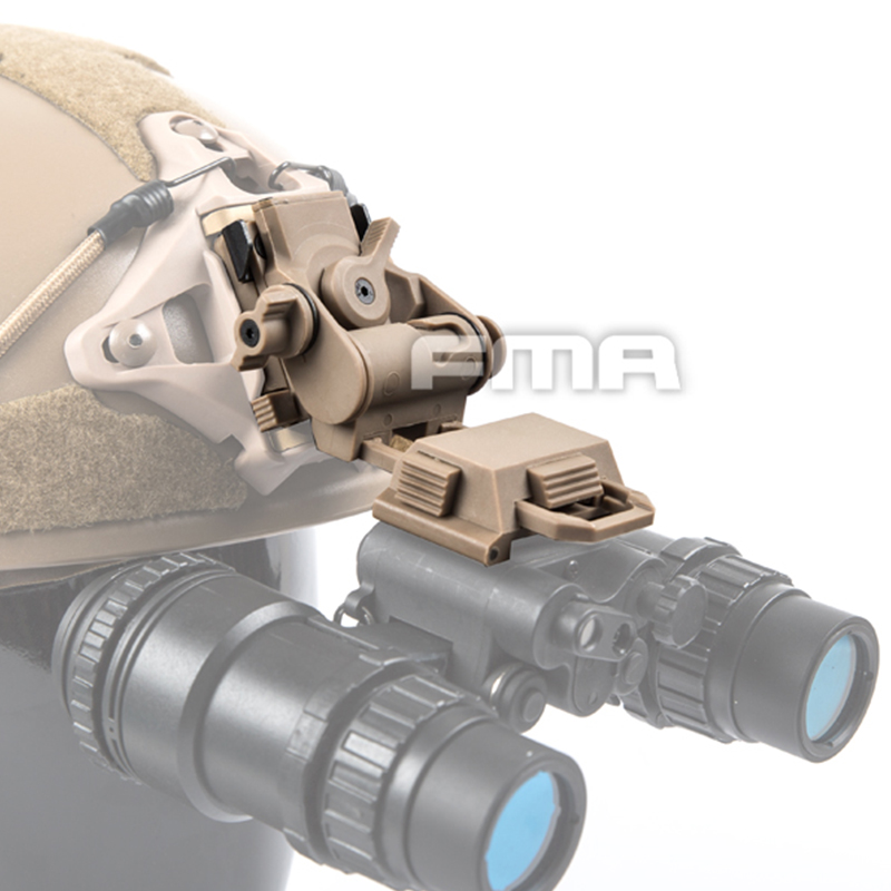 FMA Tactical NVG Mount L4G24 Fast Helmet CNC DEVGRU Navy SeaLs ODA Plastic Wilcox Type 1012