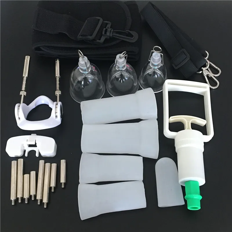 S-M-L Penis Extender Pump Penise Enlargement Cock Ring Sizemaster Adult Massage Enlarger Sextoy Strap Pene 18 Sex Toys for Men
