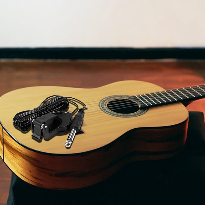 3X Clip-On Pickup For Acoustic Guitar Mandolin Bouzouki Violin Banjo Ukulele Lute