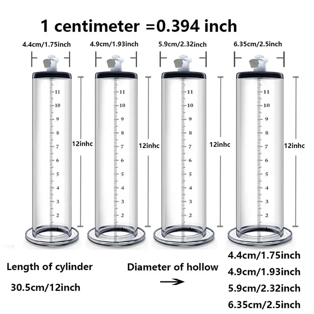 Acrylic Penis Enlarger Vacuum Pump Male Penis Bigger Growth Enlargement Enhancer Sex Toys For Men Lasting Trainer Sex Product