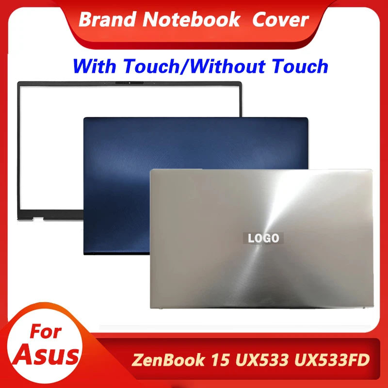 Original Metal Case For ASUS ZenBook 15 UX533 UX533FD LCD Back Cover Hinges Front Bezel Display Screen Cover 13NB0NM3AM0101 Case