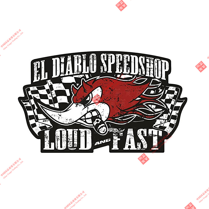 Creative PVC Car Sticker Hot Rod Vintage Racing Tuning Old School Retro Look Motorcycle Stickers Waterproof Car Window Decal