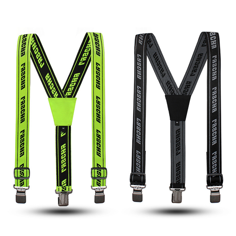 Motorcycle Y-back Riding Suspender Duty Braces Pant Suspenders Elastic Adjustable Straps For Motorbike Racing Pants Suspender