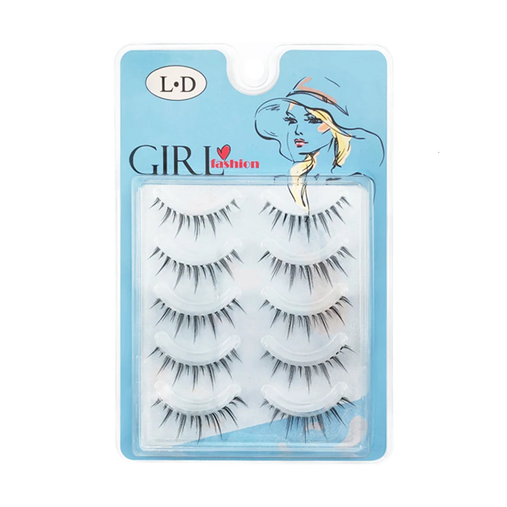 DIY Lashes Premade Fan A/M Shape Spikes Cluster Eyelash Mix Extension Individual Makeup Natural Wispy 3D Premade Peduncle Hyali 240624