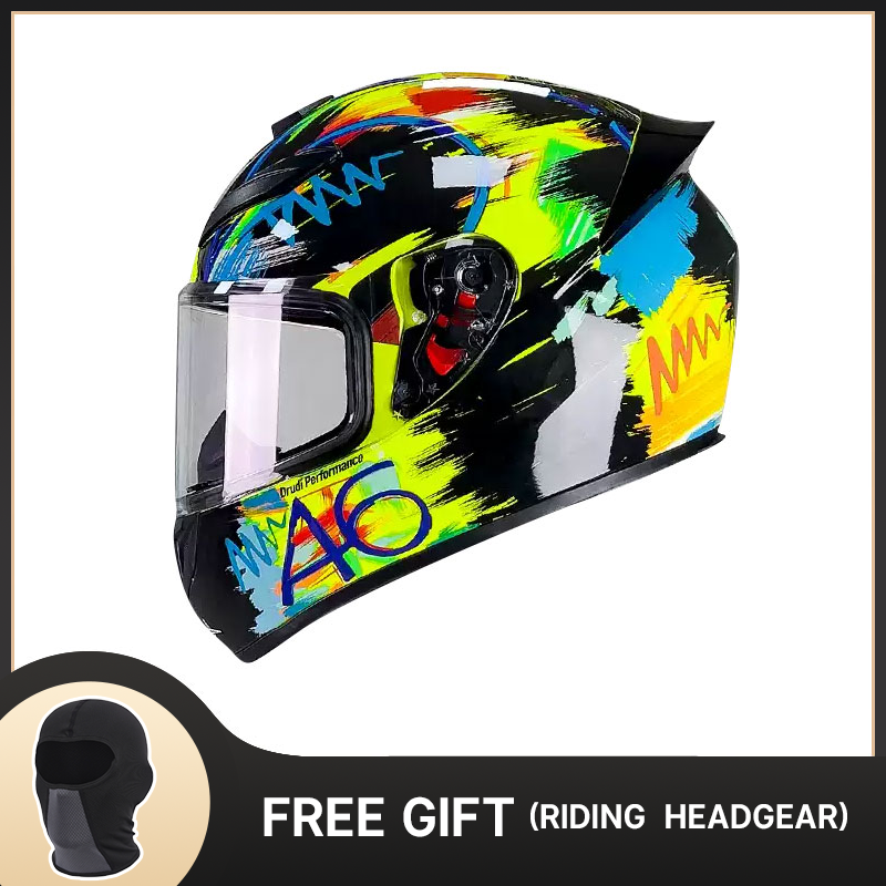 Full Face Helmet Motocross Helmet Breathable Helmet Wear-Resistant Helmet For Motorcycle Anti-Fall Motorcycle Helmets Supplies