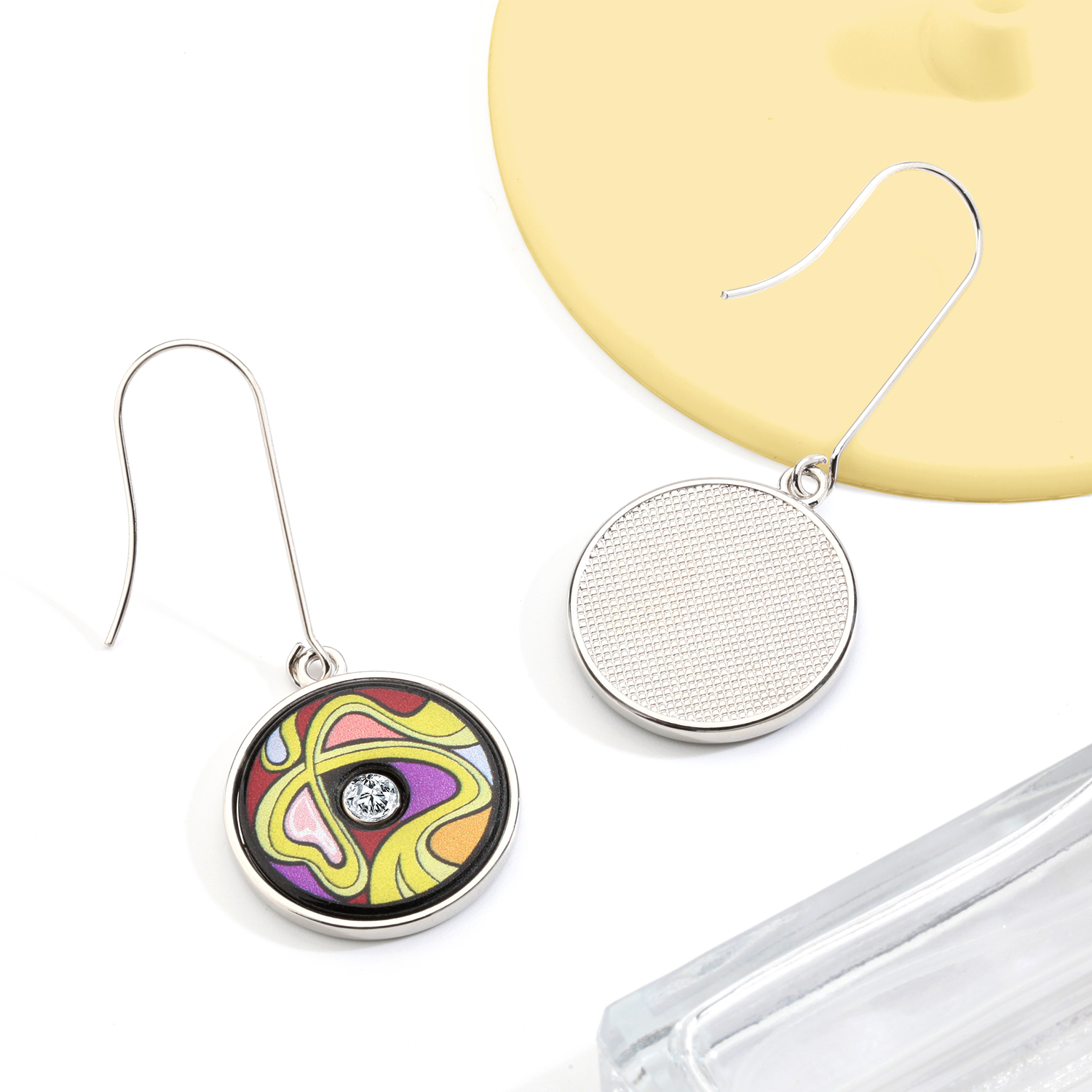 VAROLE Classic Vintage Indian Drop Earring for Women Painted Feminino Bohemia Ethnic Style Geometric Earrings for Women