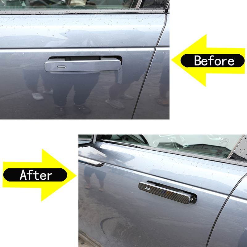 For 2017-2020 Land Rover Range Rover Velar door exterior door handle panel decorative stickers exterior accessories