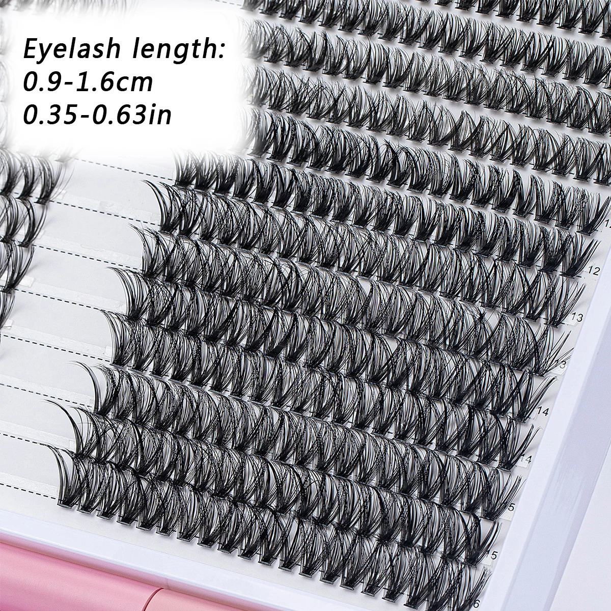 560pcs Diy Lash Extension KitCluster EyelashIndividual Lashes KitCluster Lashes with Bond and SealGlue r 240624