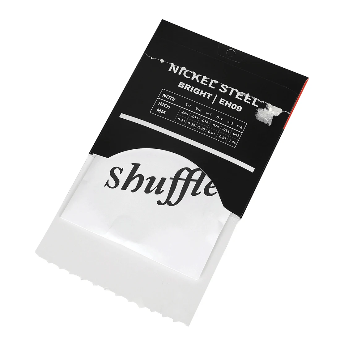 Shuffle EH09 Electric Guitar Strings Nickel Steel Bright Hexagonal Alloy Wire Guitar String Guitar Parts & Accessories
