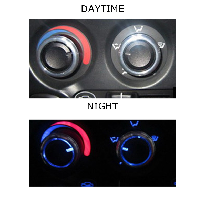 3pcs/set Aluminum Alloy car ac knobs For Hyundai ACCENT air conditioning heat control switch knob ac knob car auto assessoires