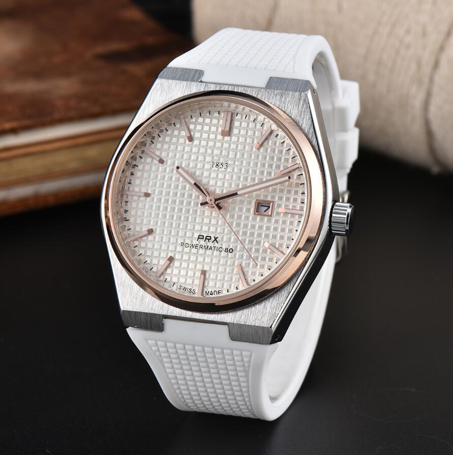 Design Mens Watches Chronograph high-quality Quartz Watches Male Clock Luxury Business 1853 Wristwatch F1 Designer for Men PRX Watch powermatic80