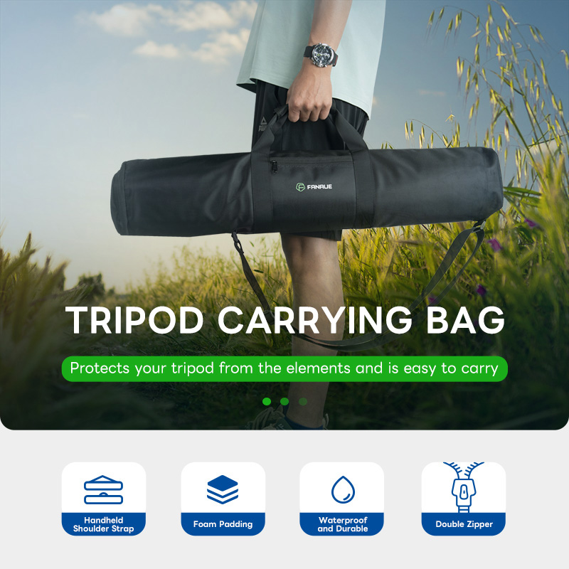 FANAUE 77cm Photography Handbag Tripod Bag Black Waterproof Oxford Carry Camera Case Carrying Case Cover Bag Fishing Rod Bag