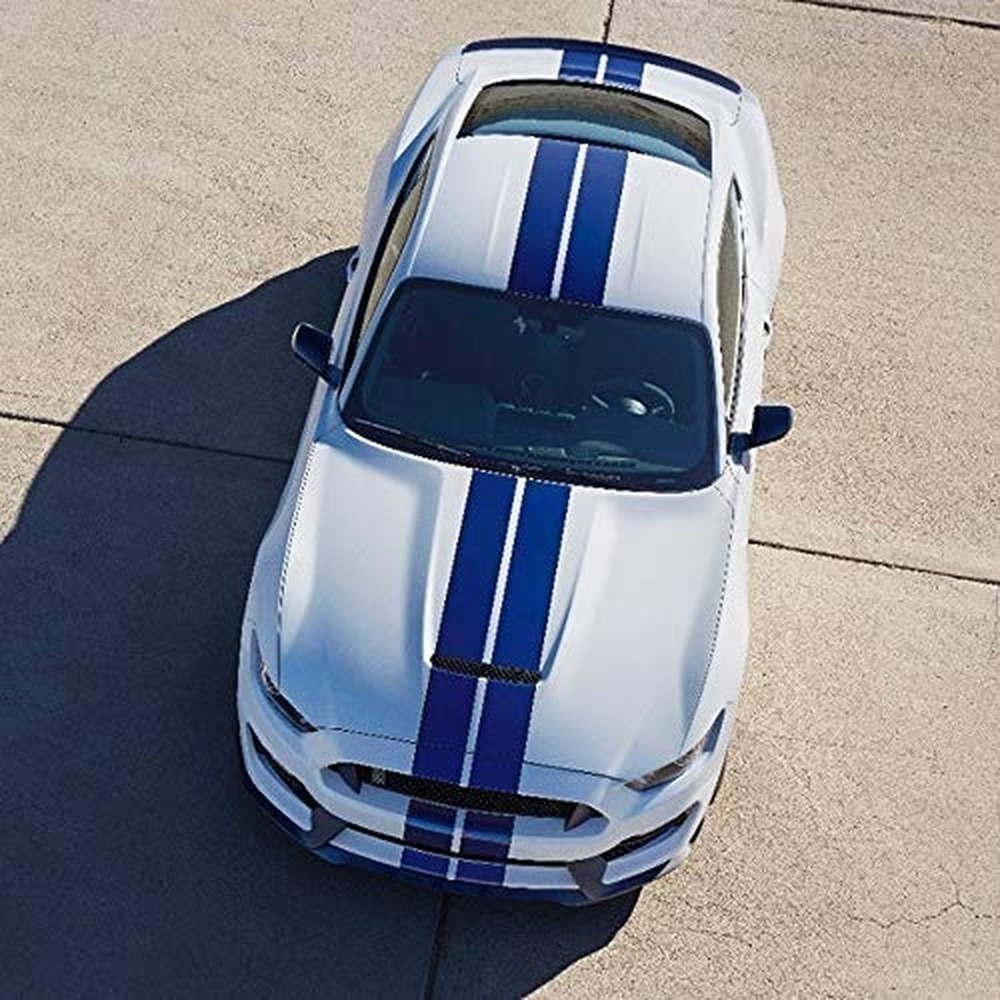 Racing Body Side Stripe Skirt Roof Hood Decal Sticker for Ford Mustang 2015-2017 Vinyl Sport Badge Car Styling Accessories Red
